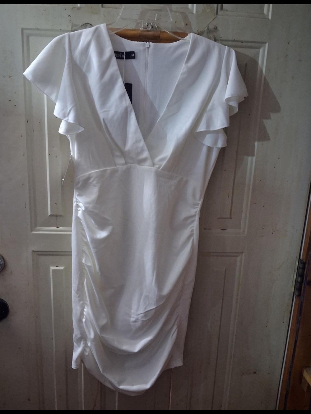 Nwt Owin White Dress Size M (N)